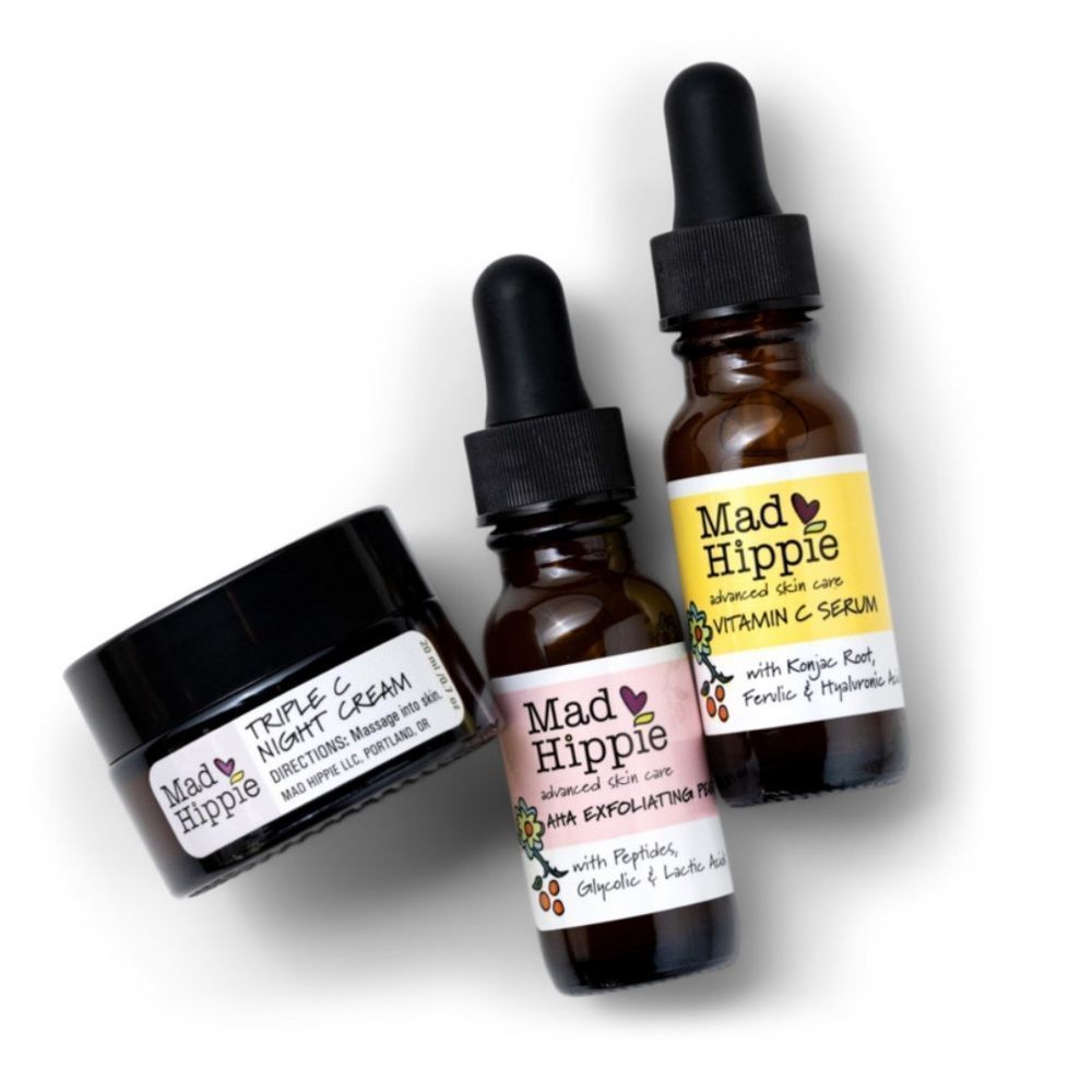 LAST 1! MadΒ Hippie Skin Brightening Kit Trio ππͺ Vitamin C Serum Exfoliating - Picture 2 of 8
